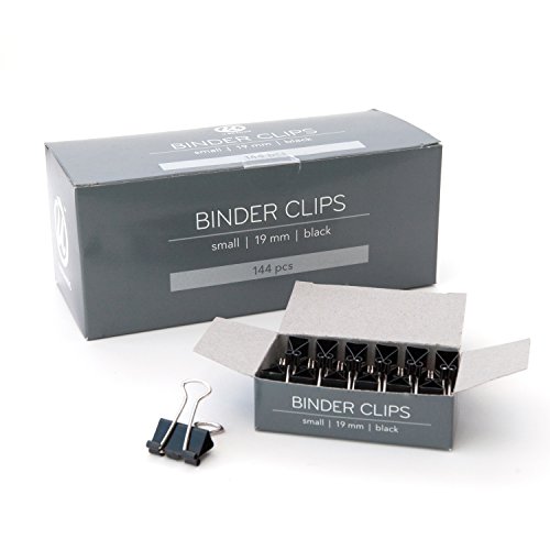 U Brands Binder Clips, Small 3/4Inch Width, 1/3Inch Paper Holding