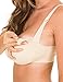 Caramel Cantina 3 Pack Nursing Maternity Soft Support Bra (Small, Basics)