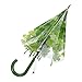 Remedios Automatic Open Transparent Clear Leaf Bubble Dome Rain Umbrella
