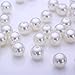 ElE&GANT 1 LB(Approx 1800pcs) 8mm White Loose Pearl Beads for Vase Fillers or Jewelry Making