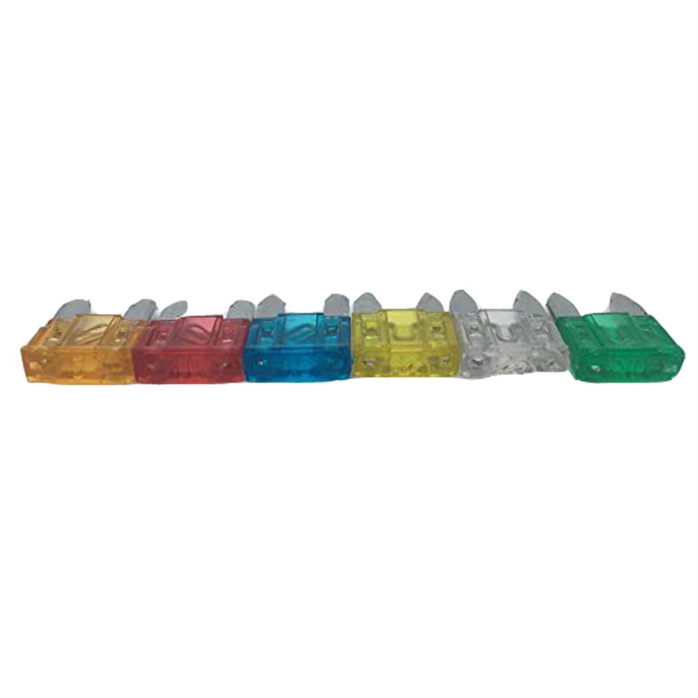 120pcs Assorted Car Truck Mini Blade Fuse Assortment 5A 10A 15A 20A 25A 30A Automotive Replacement Fuse Set