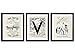 Louis Vuitton Vintage Luggage Wall Art Prints - Set of Three (8x10) Unframed Photos - Makes a Great Gift for Fashion Lovers and Home Decor