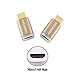 Type C Adapter, VANDESAIL Male USB-C 3.1 to Micro USB 3.0 Female Adapter Converter for New Macbook/Nokia N1 (2-Pack,Golden)