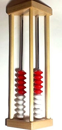 Student Number FrameMate Up to 20 Wooden Triangle Abacus Counting &amp; Mathematics