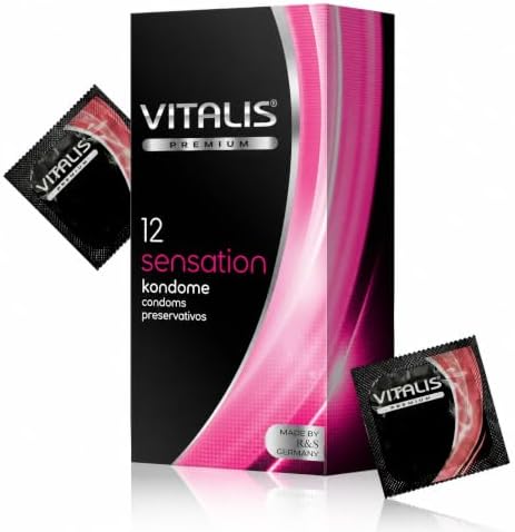 sensation, pack de 12 condones, 12 unidades