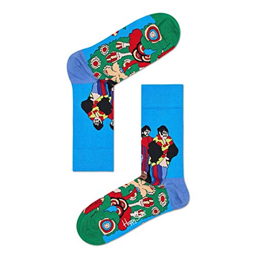 Happy Socks The Beatles Collector Box Set Blue,Green,Orange,Purple,Red,Yellow,36-40 EU Size/9-11 US Size - Thumbnail 7