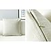 Ambox Beige Cotton Blend Linen Square Decorative Throw Pillow Covers - Indoors or Outdoors Cushion Cases, 18