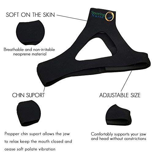 image for Snoring Nurse Anti-Snoring Devices – 3 in 1, with Chin-Strap, Mouthp
