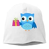 Woman Skull Cap Beanie Owl Gift Box Headwear Knit