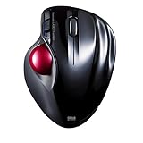 Sanwa Wireless Trackball Mouse laser black MA-WTB43BK