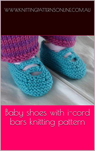 Baby shoes with i-cord bars knitting pattern - Andrea