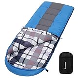 SONGMICS Sleeping Bag 87 x 33 Inches 3-4 Seasons