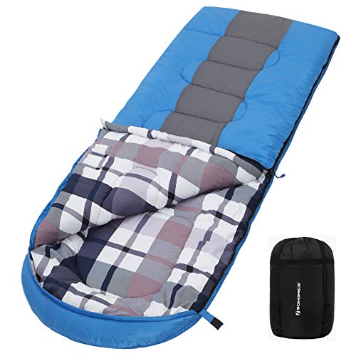 SONGMICS Sleeping Bag 87 x 33 Inches 3-4 Seasons