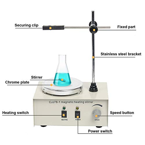 image for slendor 110V/50Hz 78-1 Magnetic Stirrer Mixer Hot Mixer Plate Magnetic