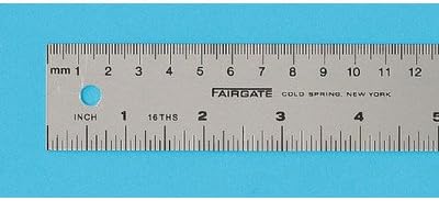 Aluminum English Metric Ruler