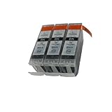 Inkcool Canon PGI-5Bk Compatible Black Ink Cartridge w/ Chip (3xPGI5BK)