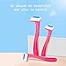 REAMTOP Durable Travel Accessories Women Razors Bikini Shaver Pubic Hair Removal Beauty Razor T-Type Razor for Body Cosmetic Tool 3 Pack
