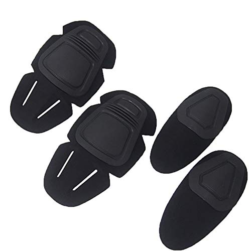 hwangli Military Protective Gear,CS Shooting Hunting Accessory Protective Gear,Knee & Elbow Support Pads Green - Thumbnail 6