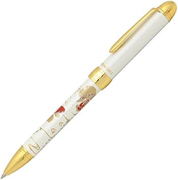Amazon 優美蒔絵 金魚 2色ボールペン シャープペンシル ホワイト 16 0353 210 多機能ボールペン 文房具 オフィス用品