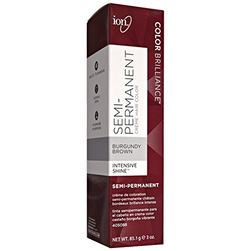 Ion Burgundy Brown Semi Permanent Hair Color Burgundy Brown