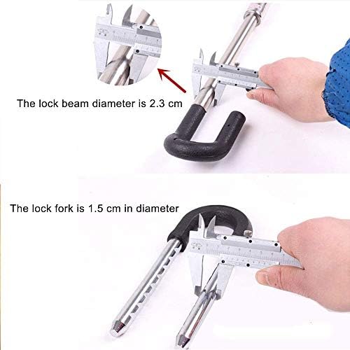 一流の品質 盗難防止ロック装置 多機能車のアンチドリル盗難防止ロック ブレーキクラッチペダルフックロック 輝い