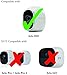 Wasserstein Silicone Skins for Arlo HD Smart Security - 100% Wire-Free Cameras (Black, 3-Pack)