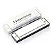 BCOCOB Harmonica Key of C 10 Tremolo Hole Diatonic polyphony Tone Blues Harmonica with Case for Baby Child Beginner,Students, Kids Gift