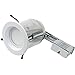 6 Pack Hykolity 6 Inch Remodel LED Can Air Tight IC Lighting Recessed Housing Aluminum for LED Retrofit Kit, 120V Line Voltage