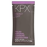 KPX Keto Caffeinated Chocolate Energy Snack, 100mg Caffeine - Macadamia Nut Fat Bomb Low Carb Granola Cereal - Gluten Free & Grain Free Coffee Bar Alternative (1.1 Ounce Shot, 10 Pack)