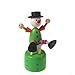 Toy,SMTSMT Dancing Stand Colorful Clown Sitting Barrel Wooden Toy
