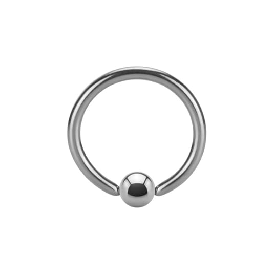 eeddoo® 1,2 mm - 7 mm - 3 mm - Titan - BCR Klemmring (Piercing Ball Closure Ring für u.a. Brustwarzen-, Nasen-, Septum- und O