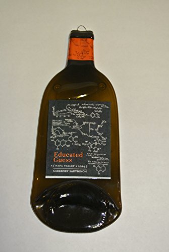 Educated Guess Melted Wine Bottle Cheese Serving Tray - Wine Gifts