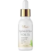 Deluvia Hydrate & Glow Facial Oil, Essential Oils for Dry Skin, Good for Sensitive Skin, Deep Moisturizer, Skin Care by Deluvia