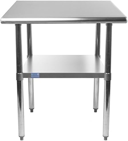 AmGood Stainless Steel Work Table with Undershelf | Food Prep NSF | Utility Work Station | (12" Length X 30" Width)