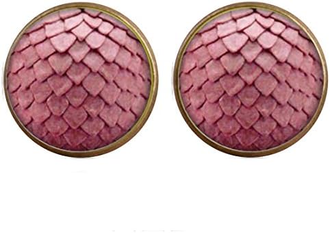 Pink Dragon Egg Earrings (Gold) KyraristxCollection002