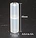 Lontenrea 18 Pcs Transparent AAA to AA Battery Converter Adapter Case AAA Battery Case (18 Pcs AAA Battery Case)
