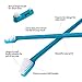Boshel 3 Pc Dog Toothbrush Kit - 2 Dog Tooth Brush + Small Dogs Finger Toothbrush - Pet Tooth Brush for Dogs - Puppy Tooth Brushes for Small Breed & Large, Best Tooth Brushing Kit