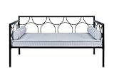 DHP Rebecca Twin Size Daybed with Metal Frame (Black) (Kitchen)