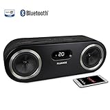 Fluance Fi50 Two-Way High Performance Wireless Bluetooth Premium Wood Speaker System with aptX Enhanced Audio (Black Ash)