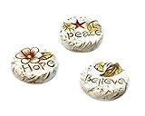 Darice® Yard and Garden Minis - Stepping Stones - Resin - 1 inch - 3 pieces