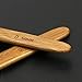 WSSROGY Set of 2 Dreadlock Crochet Hook Bamboo Crochet Hair Needle for Braid Craft 0.5mm 0.75mm