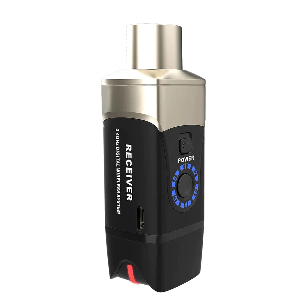 Xvive U3 Wireless Microphone System 2.4GHz Wireless XLR Receiver for Dynamic Microphone, Audio Mixer, PA System (U3 Receiver Only)