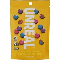 Unreal, Candy Coated Chocolate Crispy Quinoa Gems Bag, 5 Ounce