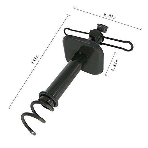 Dragon Squama Metal Beach Umbrella Sand Anchor,Holder-Stands-Sand Auger,Spike, Bases,Perfect for Flag,Fishing Rod,Ideal for Use in Soil,Grass with Beach Bag - Heavy Duty Black.