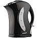 Brentwood Appliances KT-1618 1.7-Liter Cordless Plastic Tea Kettle, 1, Black