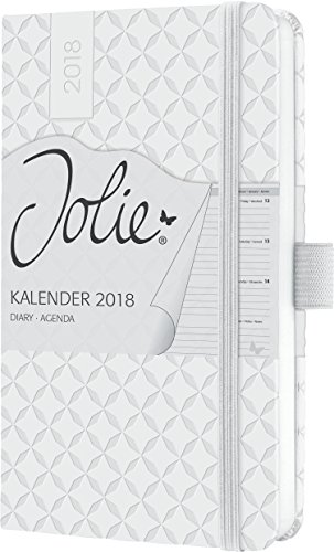 [Ebook] Sigel J8108 Weekly diary Jolie 2018, approx. A6, snow white<br />T.X.T