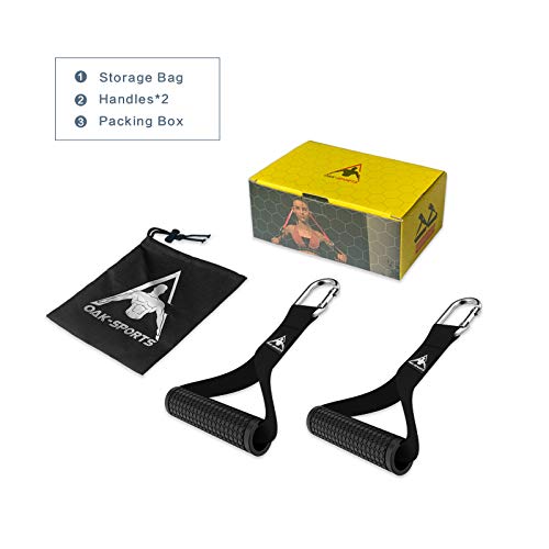 Heavy Duty Exercise Handles for Cables Machine Attachments(Set of 2