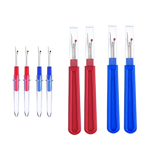 APUXON Seam Ripper and Thread Remover Kit, 4 Big and 4 Small Handy Stitch Ripper Sewing Tools for Thread - Thumbnail 6