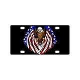 Cool Design Bald Eagle American Flag Mental Car