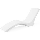 Step2 Vero Pool Lounger, Fade-Resistant, Waterproof Patio Furniture, Pool Lounge Chair for Sun Shelf, Use in Pools with Shelves Up to 12-Inches Deep or Outside Pool Deck, Weighted, White